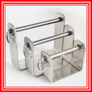 5厘米特大内宽号马蹄扣子蹬包环螺丝d形可拆配件五金属侧夹小中CM