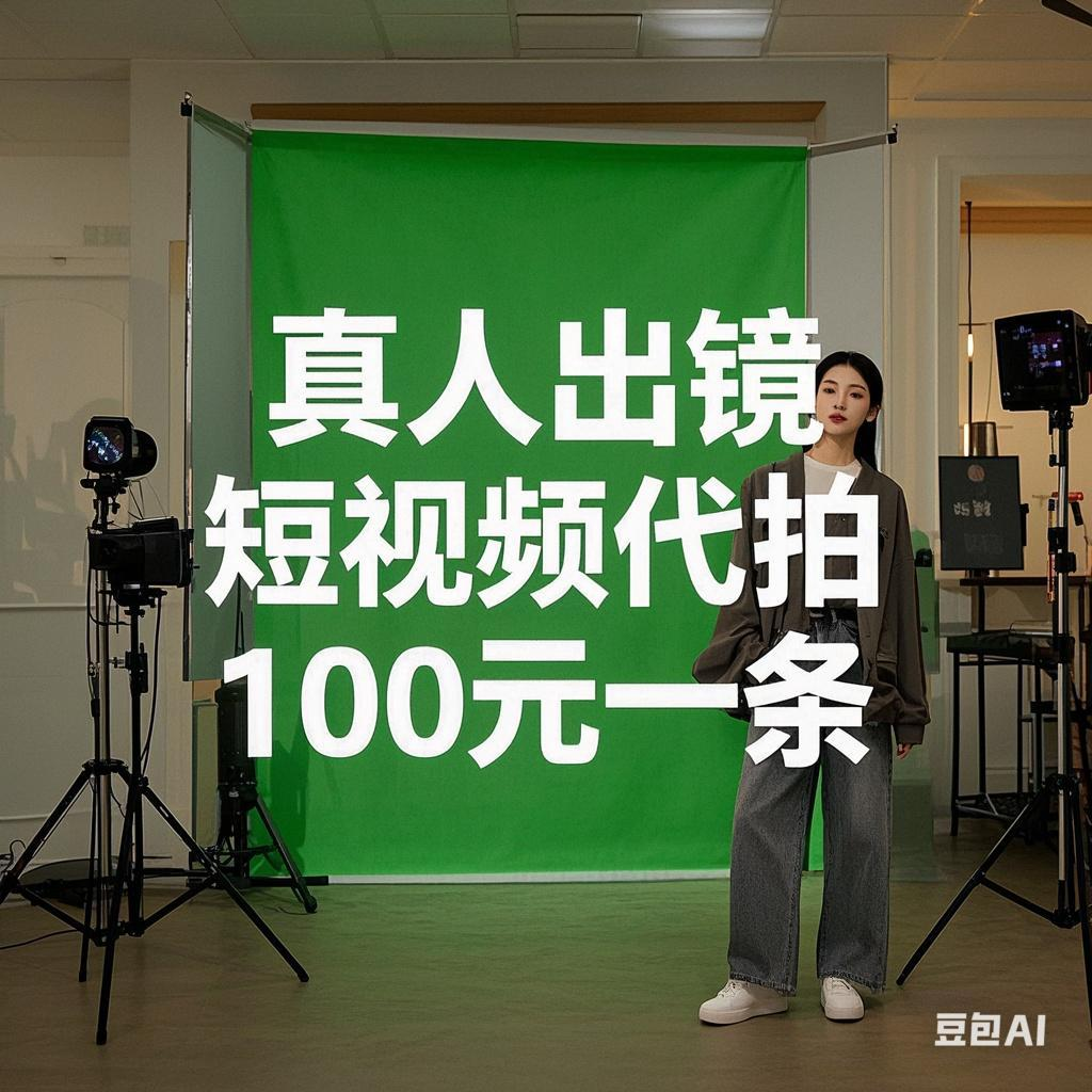 口播短视频代拍新媒体代运营帐号视频拍摄包文案拍摄剪辑模特代拍