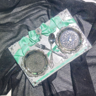 痛包扎板银背景板懒人diy材料全套扎板扎包材料痛板双人痛板成品