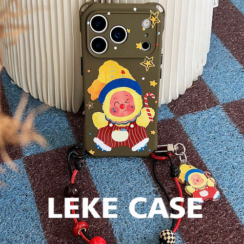 秋冬糖果星星人~四角挂绳手机壳