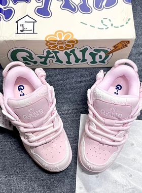 【陆虎同款】奇安达面包鞋女款厚底鞋原创秋冬季女鞋运动情侣板鞋