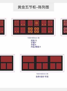 珠宝展示道具黄金彩宝古法金陈列托盘吊坠戒指手镯耳环首饰展示架