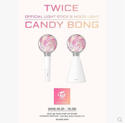 TWICE 官方应援CANDY BONG 棒棒糖手灯 小夜灯糖果灯应援灯应援棒 模玩/动漫/周边/娃圈三坑/桌游 荧光棒/应援棒 原图主图