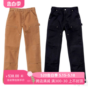 美式 Double Carhartt 帆布裤 Front 卡哈特工装 工装 B01 裤 vibe风