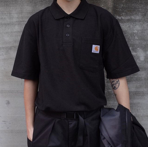 现货 Carhartt 卡哈特 K570 经典工装POLO衫 口袋工装风短袖ins潮