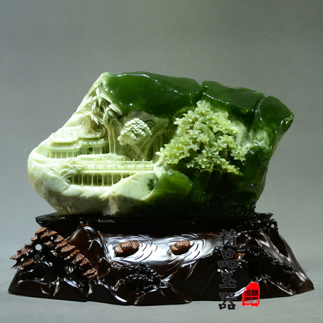 天精国豪新中式高档精品玉器摆件