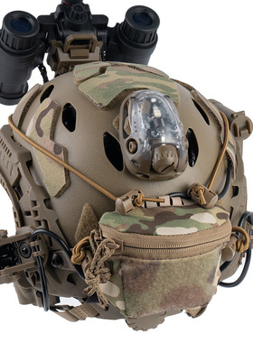 Wosport SC头盔包双开拉链魔术贴头盔电池包配重袋战术储物袋副包