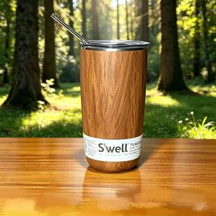 Swell咖啡杯吸管杯保温保冷马克杯女生水杯男士便携随行杯送礼物