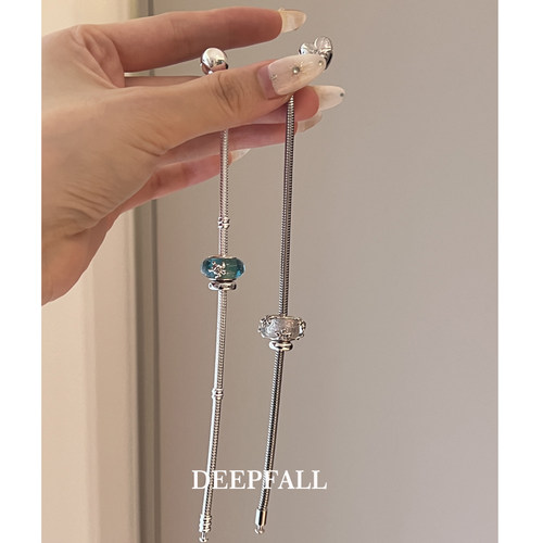 DEEPFALL晨雾与湖光925纯银项链