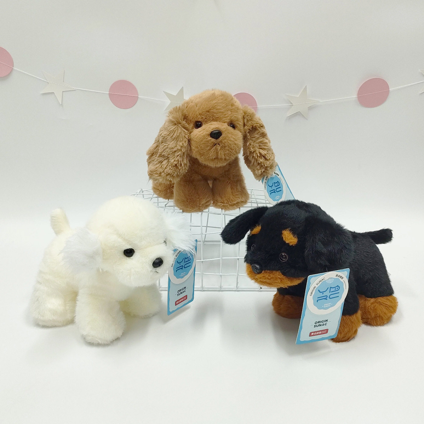 原点绒创乖乖站姿系列毛绒玩具陪伴桌伴比熊金毛狗狗公仔儿童玩具,玩具/童车/益智/积木/模型,毛绒/玩偶/公仔/布艺类玩具,淘宝优惠券,粉丝福利购,淘宝优惠卷