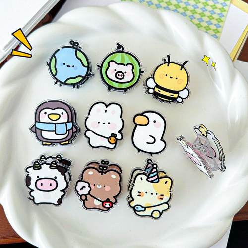 版权INS动物卡通装饰礼品封口夹