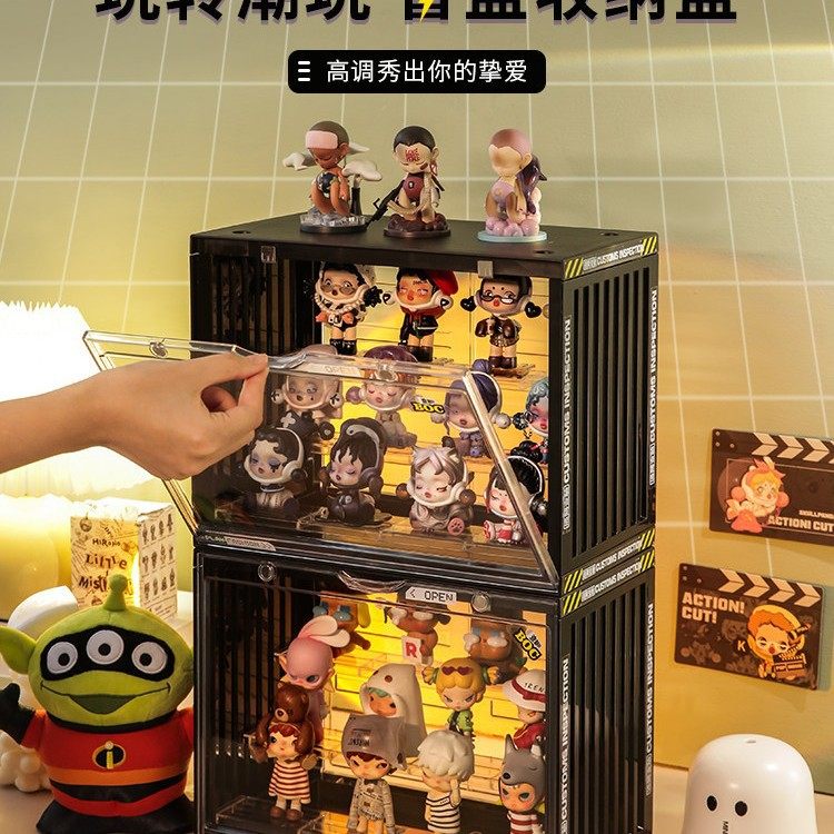 盲盒收纳展示架适用泡泡玛特