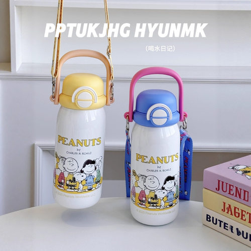 可爱儿童保温杯子智能温控不锈钢