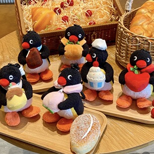 正版优迈pingu企鹅包包挂件卡通毛绒可爱带香味小玩偶钥匙扣礼物