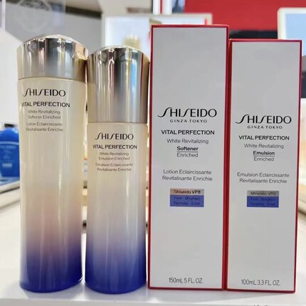 资生堂悦薇水乳紧颜亮肤套组 滋润款 水150ml+乳100ml