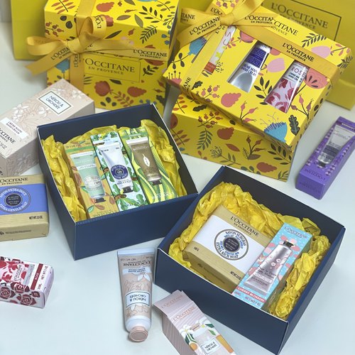 欧舒丹护手霜礼盒三件套 配礼盒礼袋30ml×3支随机香味乳木果樱花