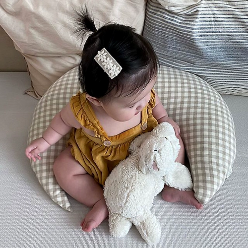 Детская съёмная хлопковая подушка для кормящих грудью для сна