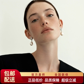 FataViamS925纯银耳钉3D肌理感珍珠法式 小众气质高级感耳环耳饰女