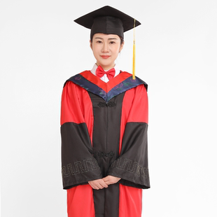 导师服研究生学士服大学生博士学位文科理学毕业礼服拍照典礼