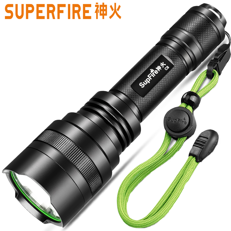 神火C8-R5强光手电筒可