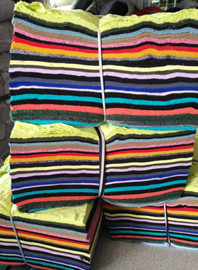 全棉碎布头工业抹布色布尺寸超细纤维大花布吸水吸油擦机布不掉毛