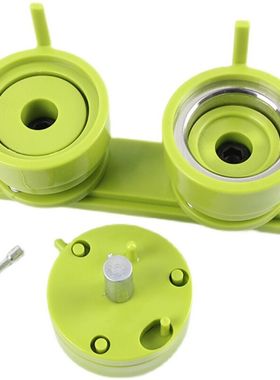 绿色款胸章机吧唧自制机徽章机模具25MM,32MM,37MM,44MM配套磨具