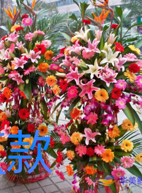 乔迁花篮开业商务邵阳鲜花店送花双清区大祥区北塔区花圈鲜花快递