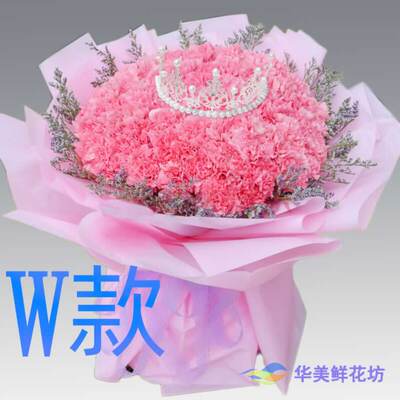 生日纪念康乃馨甘肃兰州花店送花红古区永登县皋兰县同城鲜花快递