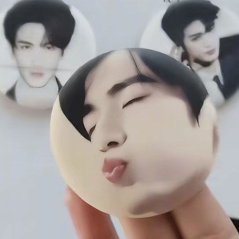 现货秒发明星人脸亲亲气垫粉扑干,彩妆/香水/美妆工具,美妆蛋/扑/海绵,淘宝优惠券,粉丝福利购,淘宝优惠卷