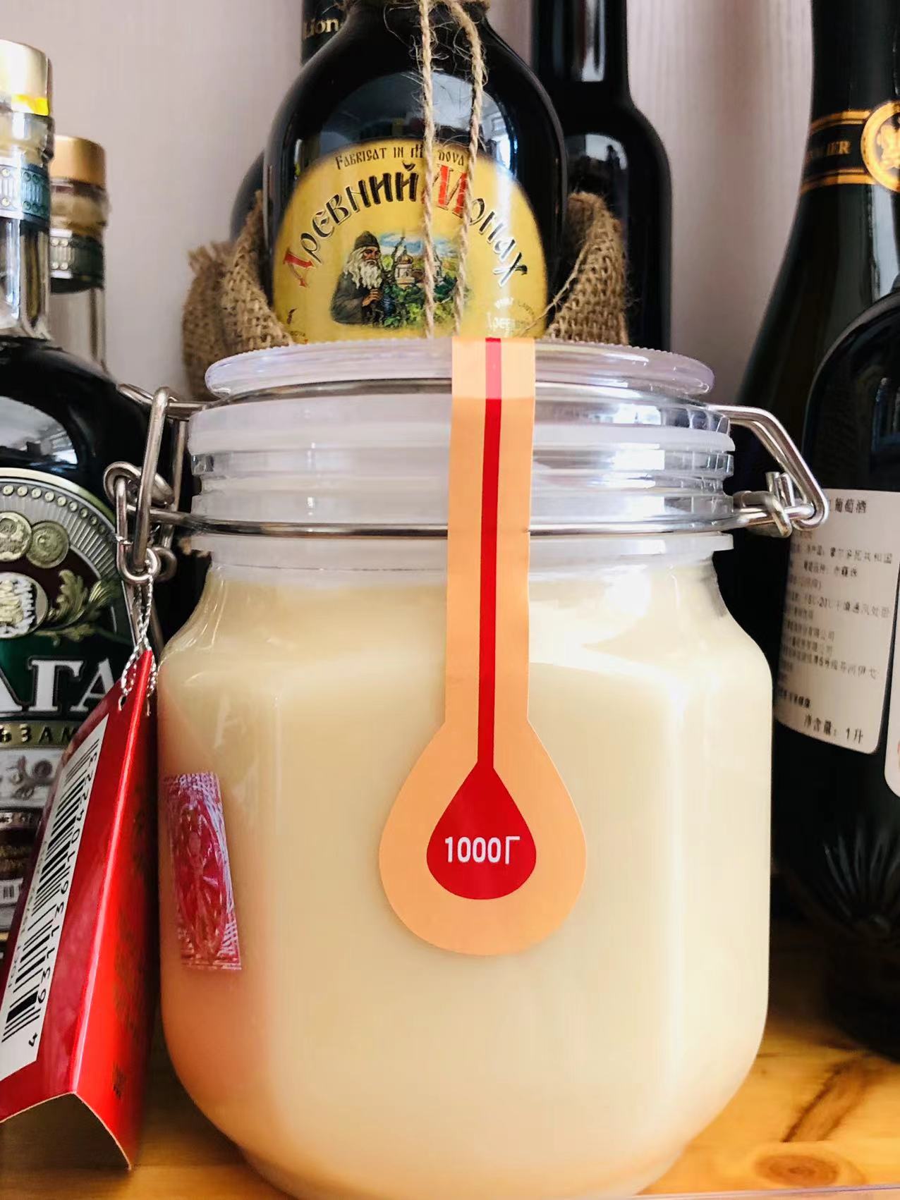 俄罗斯椴树结晶蜂蜜森林蜜语牌原进口百花蜂蜜耐喝原蜜沙棘蒲公英