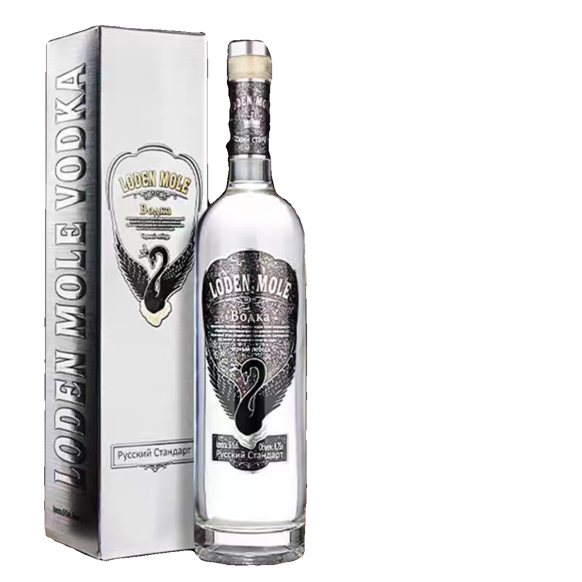 正品俄罗斯原装进口56度黑天鹅伏特加伯爵洋酒老喀山白酒750毫升