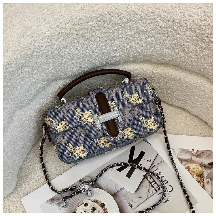 爆款高级感链条包包女2025新款轻奢小众高级感小方包通勤手提斜包