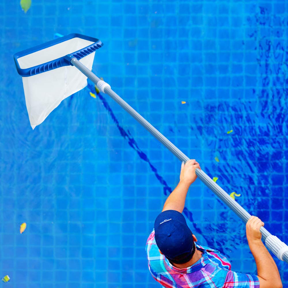 游泳池捞网3米救生杆手抄网浅网