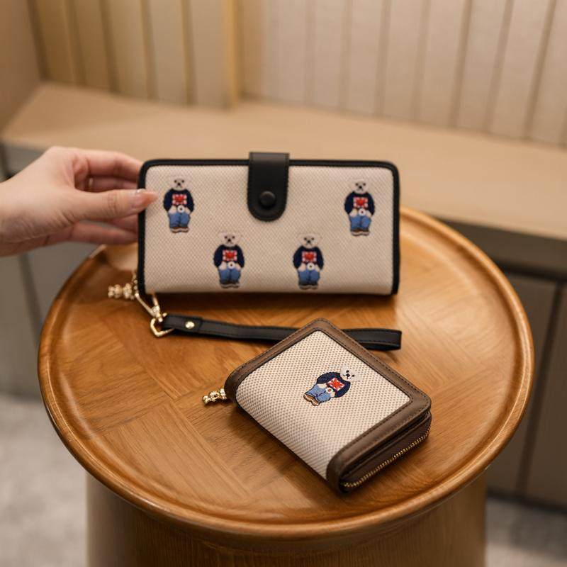 北包包2025新款手提可爱三合一卡通小熊长款钱包女时尚手机包卡包,箱包皮具/热销女包/男包,钱包,淘宝优惠券,粉丝福利购,淘宝优惠卷