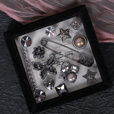 洞洞鞋配饰蝴蝶效应鞋花