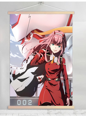 国家队02动漫挂画周边DARLING in the FRANXX二次元宿舍卧室定制