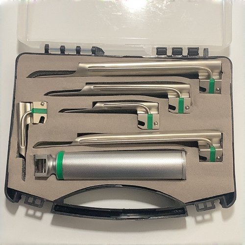 宠物动物专用LED喉镜插管麻醉喉镜宠物喉镜右开口 光纤喉镜右开口