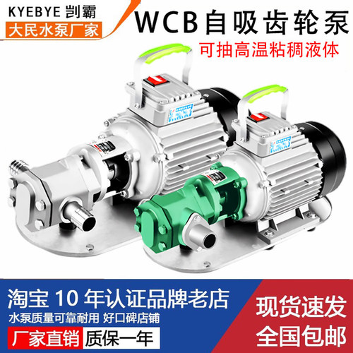 不锈钢自吸齿轮泵小型液压