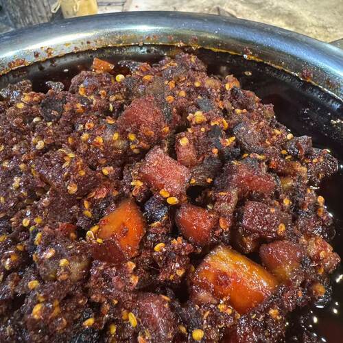 米熏肉辣椒酱
