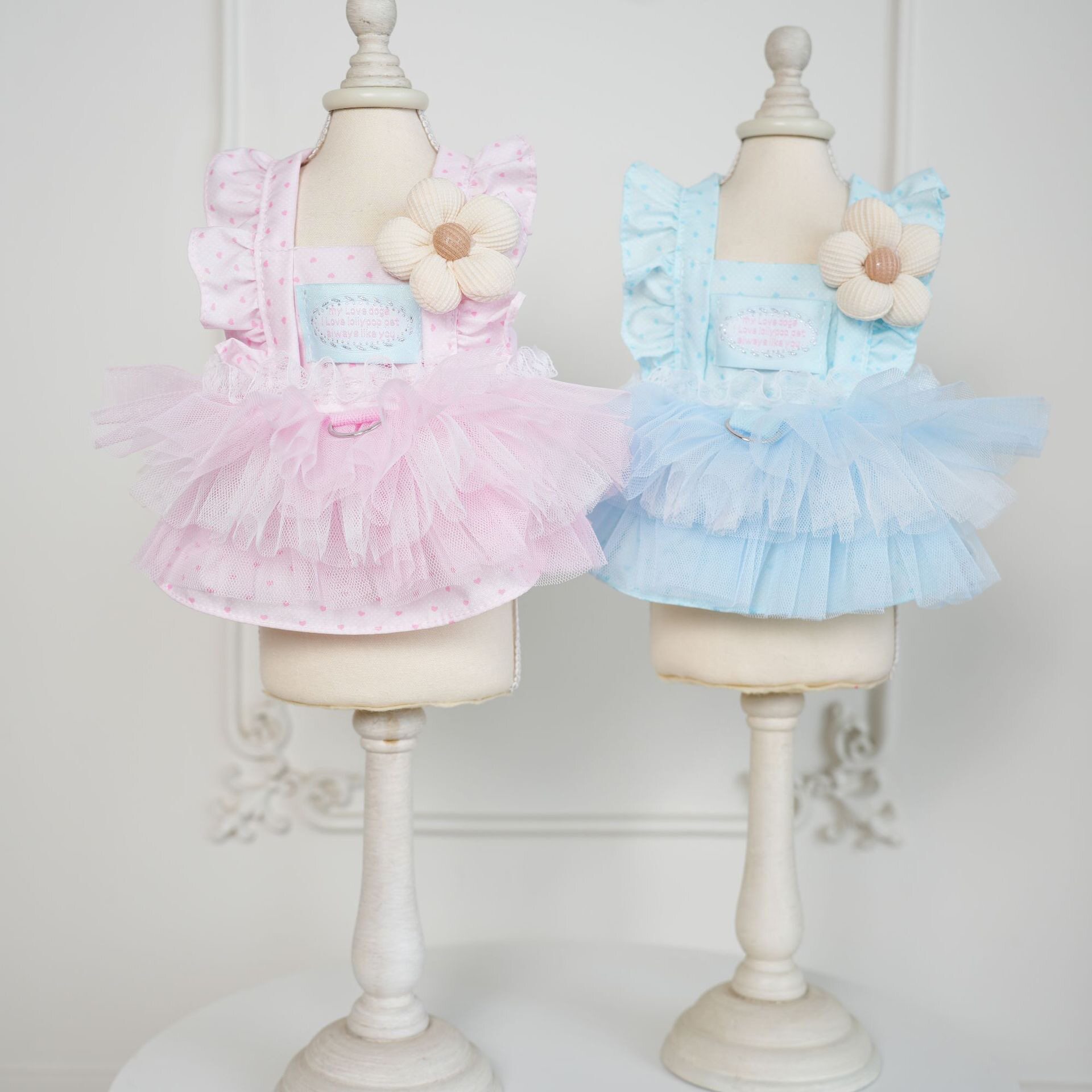 26春夏新品！棒棒糖de向阳花可爱公主裙 比熊蓬蓬裙博美连衣裙