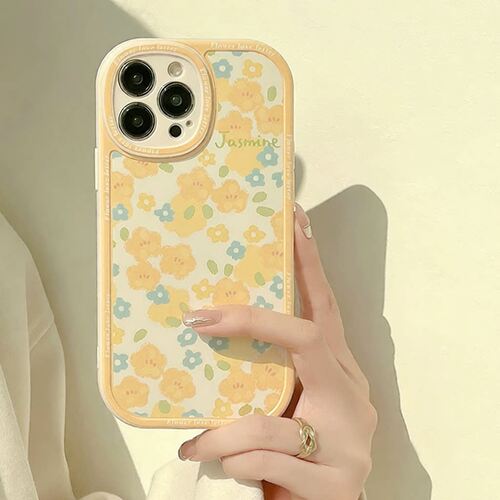 小清新碎花iphone16手机壳17苹果14pro max仙女12硅胶11套X适用15
