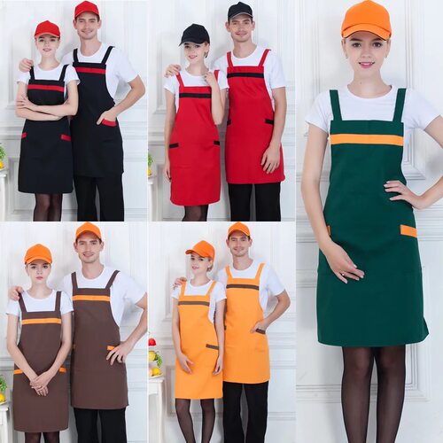 围裙工作服定制logo女定做餐饮