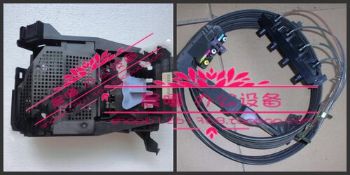 惠普HP500/HP510/HP800绘图仪供墨水管道系统 笔架供墨盒架ISS站
