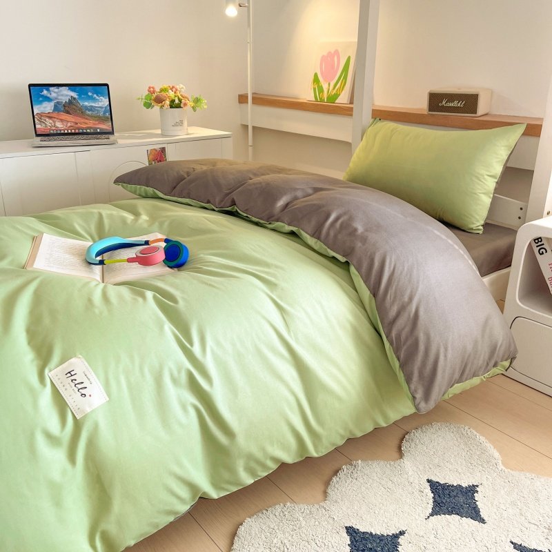 学生宿舍被褥全套一整套寝室被子被芯纯色六件套非全棉纯棉八件套,床上用品,学生床品套件,淘宝优惠券,粉丝福利购,淘宝优惠卷