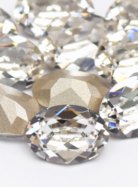 花式石 4120鸽子蛋 6*4MM 001白色 美甲钻DIY华子穿戴甲超闪堆钻