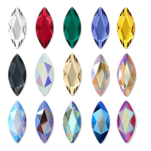 平底2201马眼美甲钻华子奥钻贴钻正品 施华洛奥地利水晶穿戴甲钻