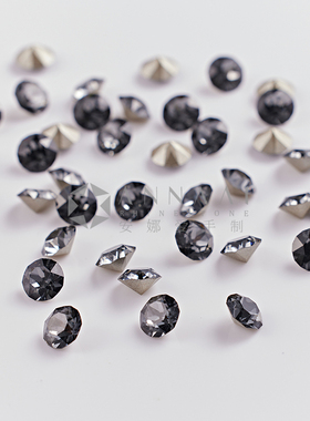 尖底钻 001SINI银色夜影 多个尺寸 美甲钻华子180堆钻穿戴美甲