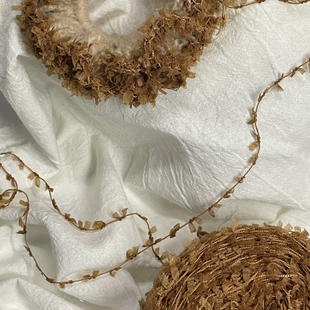 发圈线材钩织发圈头饰发饰材料特色线纸片纱蝴蝶线ins爆款毛线团