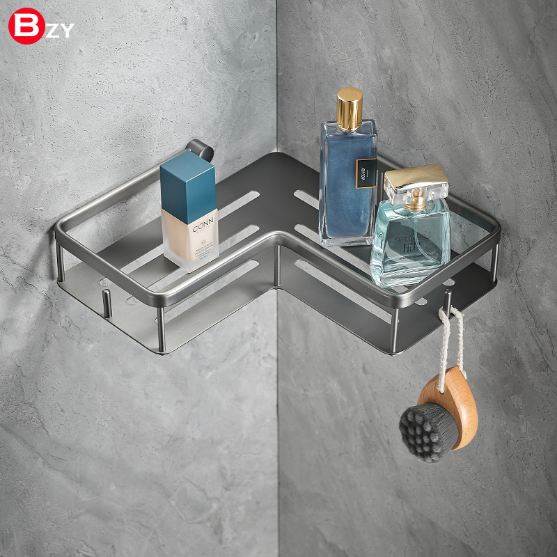 全铜实心枪灰色置物架加大加深