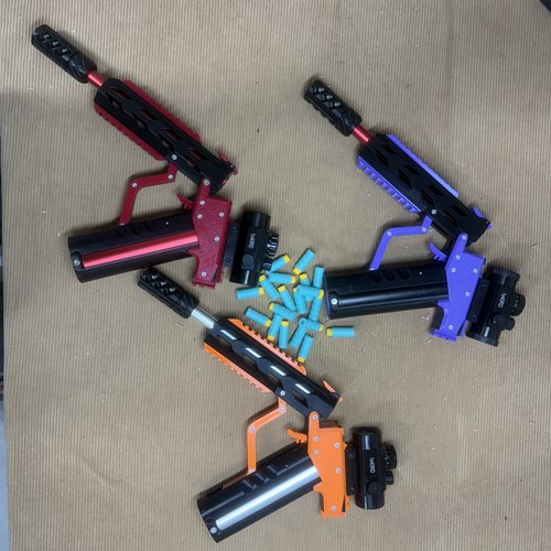 海绵软蛋发射器玩具f1新大气量版玩具枪手枪升级款软弹枪